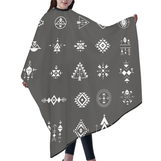 Personality  Esoteric, Alchemy, Sacred Geometry, Tribal And Aztec, Sacred Geometry, Mystic Shapes, Symbols Hair Cutting Cape