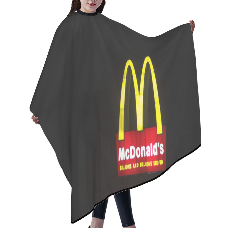 Personality  Mcdonalds Sign Hair Cutting Cape