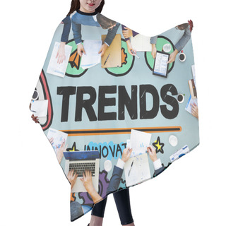 Personality  Trends Fashion Update Concept Hair Cutting Cape
