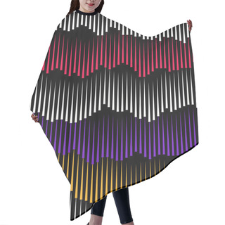Personality  Northern Lights Abstract Seamless Vector Pattern Hair Cutting Cape