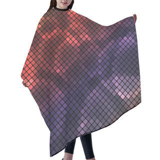 Personality  Abstract Background With Bubbles Hair Cutting Cape