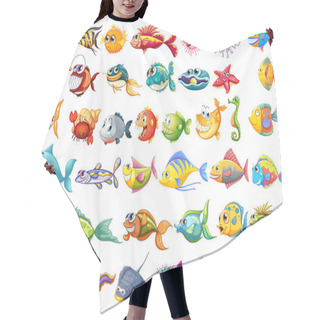 Personality  Fish Collection Hair Cutting Cape