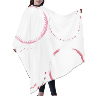 Personality  Wine Stain Circles Hair Cutting Cape