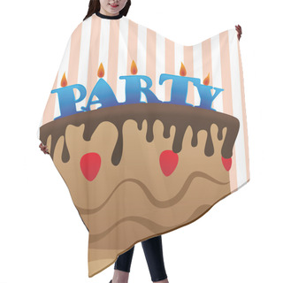 Personality  Cake Party Hair Cutting Cape