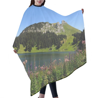 Personality  Wildflowers, Lake Oberstockensee And Stockhorn Hair Cutting Cape