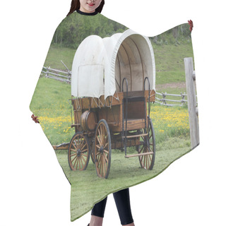 Personality  Old Covered Wagon Hair Cutting Cape