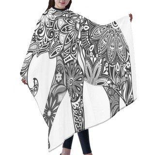 Personality  The Cheerful Elephant. Hair Cutting Cape