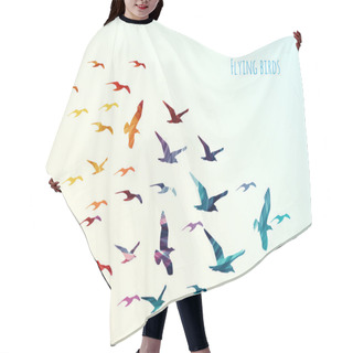 Personality  Flying Birds Hair Cutting Cape