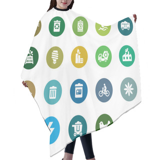 Personality  Environmental Protection Color Icons Hair Cutting Cape