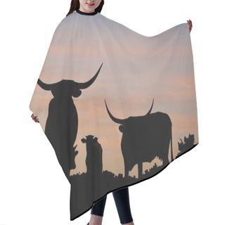 Personality  Longhorn Overlook Hair Cutting Cape