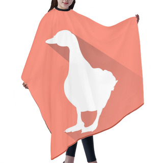 Personality  Duck Flat Icon Hair Cutting Cape