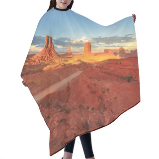 Personality  Monument Valley At Sunset, Utah Hair Cutting Cape