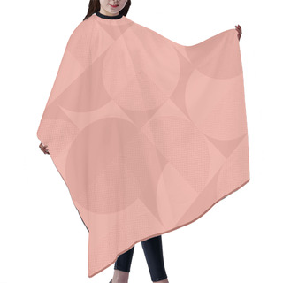 Personality  Pale Color Minimal Modern Seamless Pattern  Hair Cutting Cape