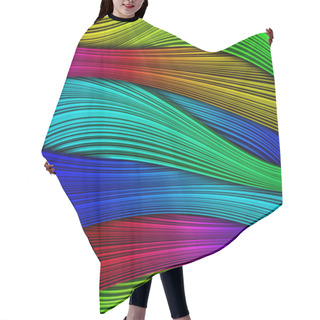 Personality  Abstract Wave Background  Hair Cutting Cape