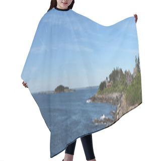 Personality  Panoramic Of Cape Elizabeth Coastline Hair Cutting Cape