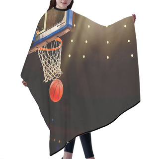 Personality  Basketball Basket With Ball Hair Cutting Cape