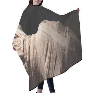 Personality  Old Egyptian Mummy Detail  Hair Cutting Cape