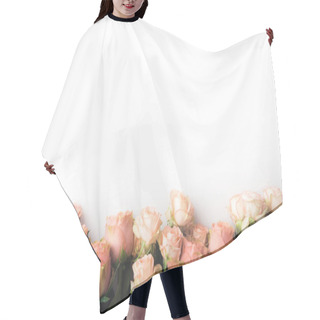 Personality  Pink Rose Flowers Hair Cutting Cape