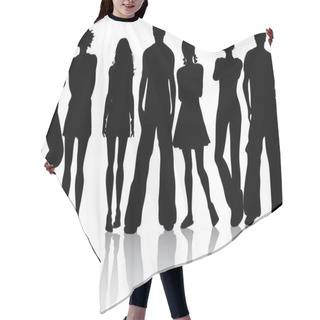 Personality  Group Of Friends Hair Cutting Cape
