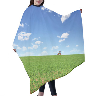 Personality  Tractor Cultivating 3 Hair Cutting Cape