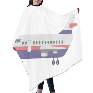 Personality  Passenger Aircraft Illustration Hair Cutting Cape
