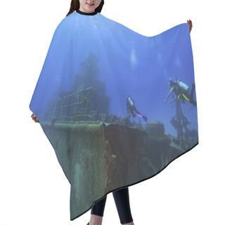 Personality  Diving On A Wreck Hair Cutting Cape