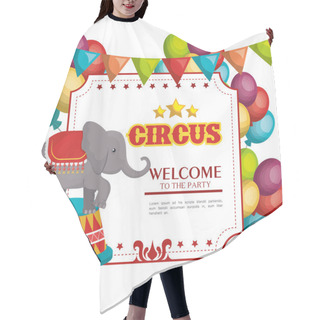 Personality  Circus Entertainment Amazing Show Hair Cutting Cape