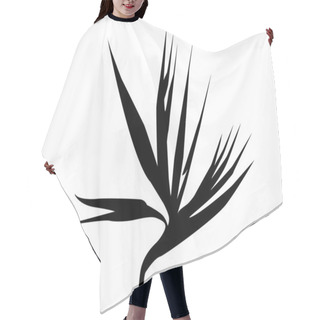 Personality  Birds Of Paradise Silhouette-Vector Hair Cutting Cape