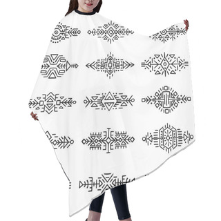 Personality  Borders Collection In Ethnic Style Hair Cutting Cape