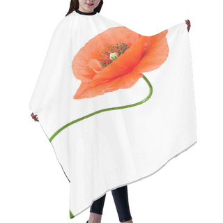 Personality  Red Poppy Hair Cutting Cape