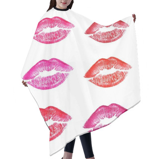 Personality  Beautiful Red Lips  Hair Cutting Cape