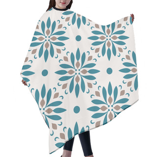 Personality  Seamless Floral Pattern Hair Cutting Cape