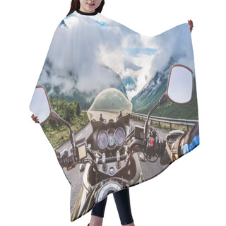 Personality  Biker First-person View Hair Cutting Cape