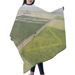 Personality  Cultivated Fields In The Pampas Region, Argentina. Hair Cutting Cape