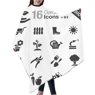 Personality  Basic - Gardening Icons Hair Cutting Cape