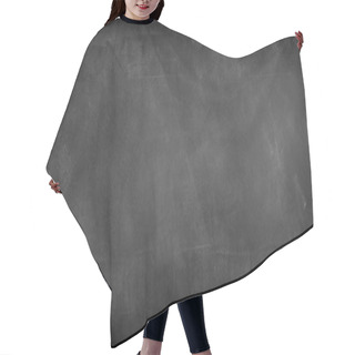 Personality  Chalk Rubbed Out On Blackboard Background Hair Cutting Cape