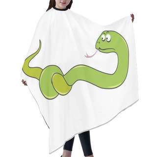 Personality  Snake Cartoon Character Hair Cutting Cape