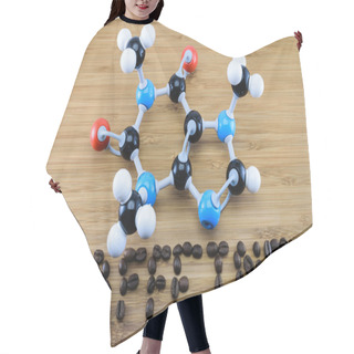 Personality  Caffeine Molecule Hair Cutting Cape