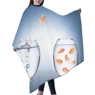 Personality  Fish Return Concept Hair Cutting Cape