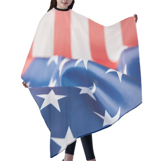 Personality  Full Frame Image Of United States Of America Flag  Hair Cutting Cape