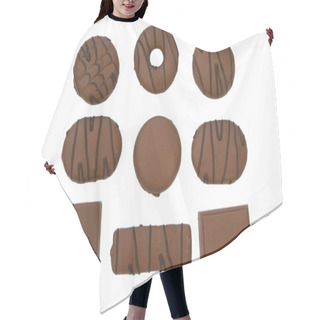 Personality  Chocolate And Chocolate Biscuits Hair Cutting Cape