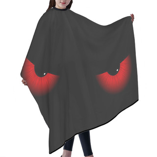Personality  Evil Eyes Hair Cutting Cape