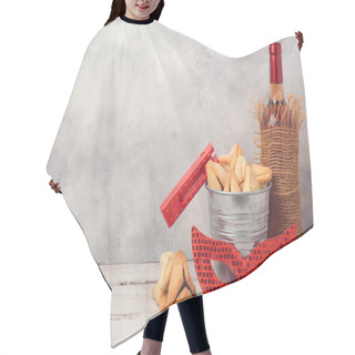 Personality  Jewish Holiday Purim Concept  Hair Cutting Cape