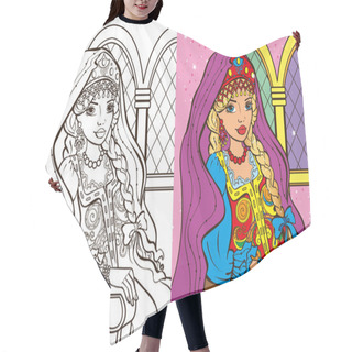 Personality  Colouring Book Of Russian Princess Hair Cutting Cape