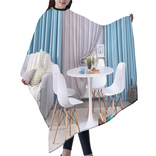 Personality  Interior Of Living Room Hair Cutting Cape