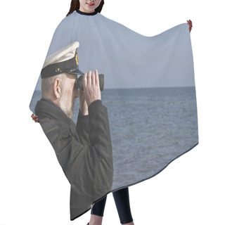 Personality  Sailor With Binoculars Hair Cutting Cape