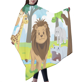 Personality  Animal Kingdom Hair Cutting Cape