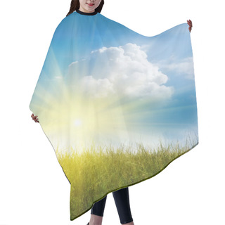 Personality  Sunrise In The Morning Hair Cutting Cape