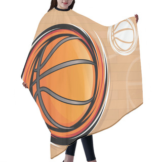 Personality  Spinning Basketball Icon Hair Cutting Cape