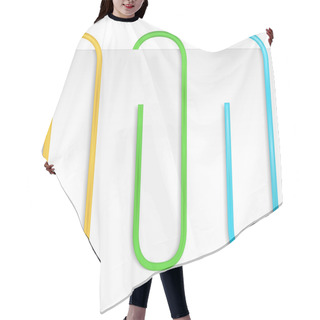 Personality  Paper Clip Hair Cutting Cape